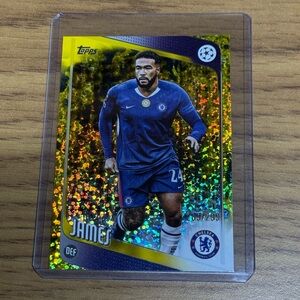 Topps Reece James Chelsea FC Card — Blue and White Accents